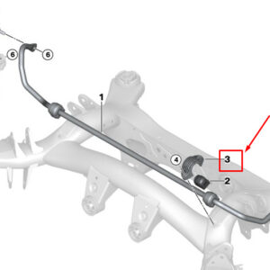 BMW 3 G20 Rear Stabilizer Support 33556865708 ORIGINAL