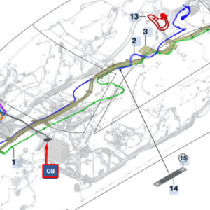 BMW 5 G30 Battery Cable Harness 61129355577 ORIGINAL