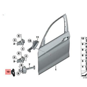 BMW 1 F20 Front Right Door Stop Seal 51217269888 7269888 ORIGINAL