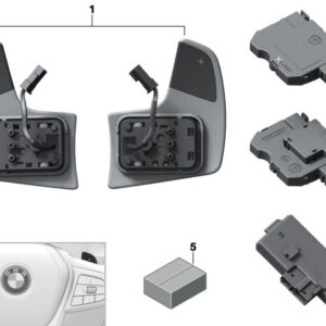 BMW 5 Touring G31 Steering Wheel Electronic Control 32306884433 ORIGINAL