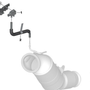 BMW 3 G20 Differential Pressure Sensor Cover 12528694040 ORIGINAL