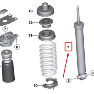 BMW 2 Coupe F22 Rear Shock Absorber 33526880946 6880946 ORIGINAL