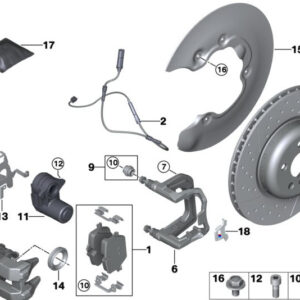BMW 3 G20 Bleeder Valve Repair Kit 34216860560 ORIGINAL