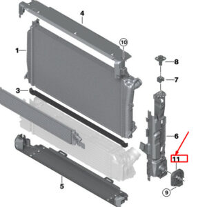BMW 3 G20 Right Engine Module Mounting 17119895622 ORIGINAL