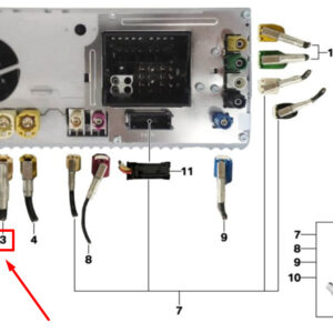 BMW 5 G30 Aux In / Usb Repair Module 61116991507 6991507 ORIGINAL