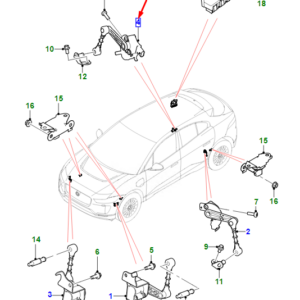 JAGUAR I-PACE X590 Rear Right Height Sensor T4K20048 ORIGINAL