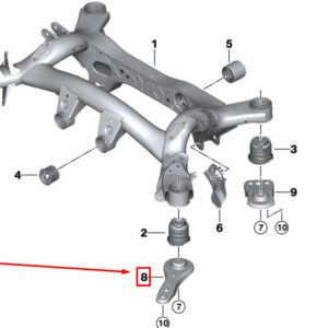 BMW 3 G20 Rear Suspension Push Rod 33306876802 ORIGINAL