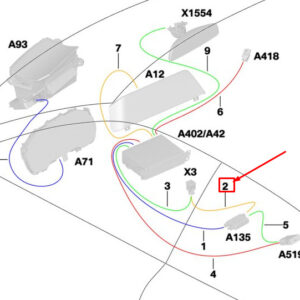 BMW 3 G20 HSD Line Aux Socket 61118718850 ORIGINAL