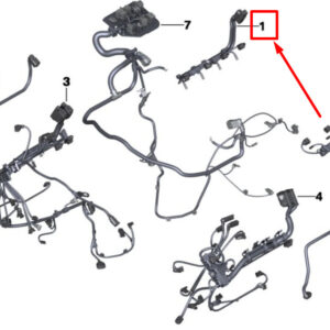 BMW 6 F12 Engine Ignition Module Wiring Harness 12518044501 8044501 ORIGINAL