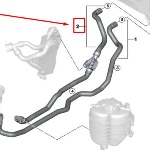 BMW 3 G20, G28 Return Coolant Hose 64219398959 9398959 ORIGINAL