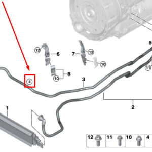BMW 3 G20 Engine Timing Case Tubing Support 8509223 11668509223 ORIGINAL