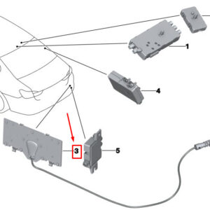BMW 5 Touring G31 LTE Antenna 65209325726 ORIGINAL