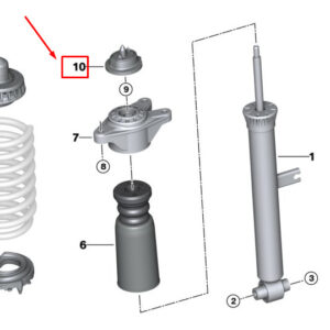 BMW 3 G20 Rear Strut Center Plate 33506877738 ORIGINAL