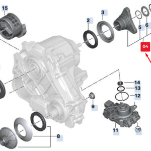 BMW 3 G20 Output Flange Set 27108642592 ORIGINAL