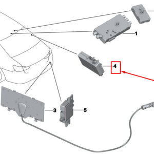 BMW 5 Touring G31 Trap Circuit Control Unit 65209325724 ORIGINAL