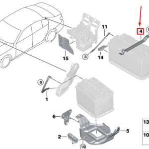 BMW 7 G11 Battery Bracket 61219311081 ORIGINAL