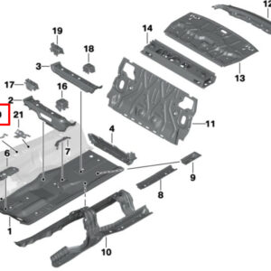 BMW 6 Gran Turismo G32 Front Acsm Bracket 41129851325 9851325 ORIGINAL