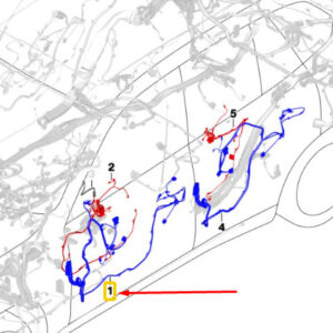 BMW 3 G20 Front Left Door Cable Harness LHD 9436265 61129436265 ORIGINAL