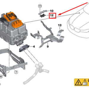 BMW 3 G20 Foam Padding 6808033 61136808033 ORIGINAL