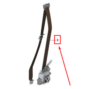 BMW 7 G11, G12 Front Left Upper Seat Belt 7988863 72117988863 ORIGINAL