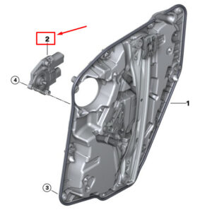 BMW X3 G01 Rear Door Window Control Motor 51357457252 ORIGINAL