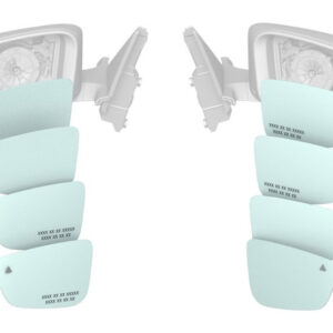 BMW 7 G11 Front Right Door Mirror Glass 51167468666 ORIGINAL