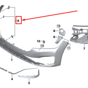 BMW 7 G11, G12 Front Bumper Pdc Mounting Set 9883277 51119883277 ORIGINAL