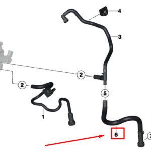BMW 3 F30, F80 Fuel Return Line 13538507680 8507680 ORIGINAL