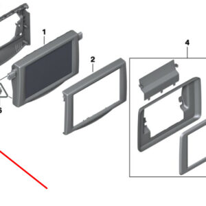 BMW 5 F10 Display Unit Hinges Set 65509195073 9195073 ORIGINAL