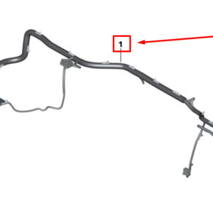 BMW 4 Cabrio F33 Instrument Panel Wiring Harness 61119321119 9321119 ORIGINAL