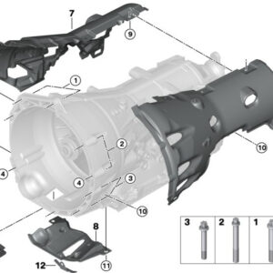 BMW 3 G20 Left Gearbox Acoustic Capsule 24147649707 ORIGINAL