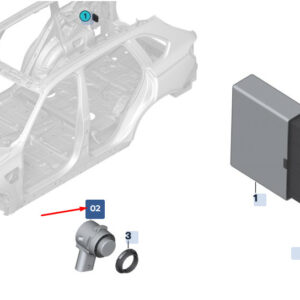 BMW X3 F25 PDC Parking Sensor 66209306411 9306411 ORIGINAL