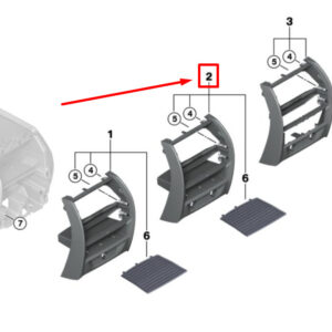 BMW 5 G30 Rear Center Console Cover 9461760 51169461760 ORIGINAL