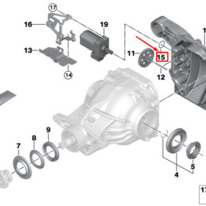 BMW 3 G20 Gearshift Actuator O-Ring 27218645076 ORIGINAL