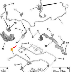 CITRO�N JUMPY MK3 Fuel Feed Pipe 9831640880 ORIGINAL