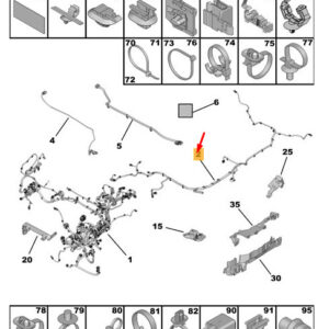 CITRO�N JUMPY MK3 Additional Main Harness 9819998080 ORIGINAL