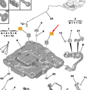 CITRO�N C3 MK3 SX Urea Tank Spacer 9811847880 ORIGINAL