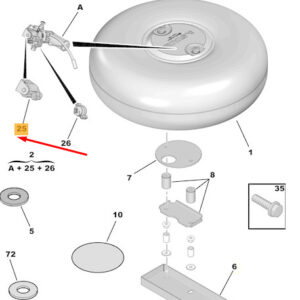 CITRO�N C3 MK3 SX Solenoid Coil 1607075680 ORIGINAL