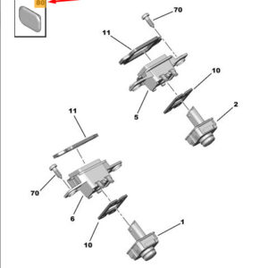 CITRO�N JUMPY MK3 Video System Camera Plug 9816603180 ORIGINAL