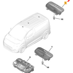 CITRO�N JUMPY MK3 Interior Lighting 9838891780 ORIGINAL