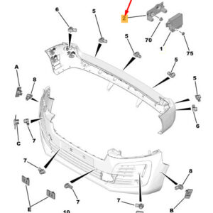 CITRO�N JUMPY MK3 Right Park Electronic Unit Support 9808687480 ORIGINAL