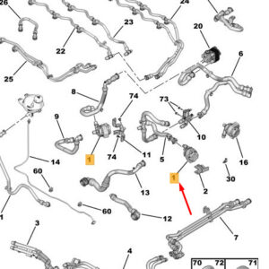 CITRO�N JUMPY MK3 Coolant Pump 9834759980 ORIGINAL