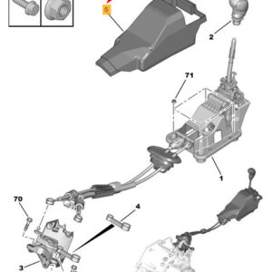 CITRO�N C3 MK3 SX Gear Control Sealing 245611 ORIGINAL