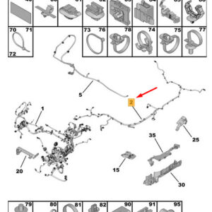 CITRO�N JUMPY MK3 Additional Main Harness 9841743780 ORIGINAL