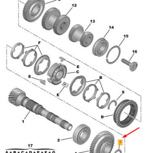CITRO�N C3 MK3 SX Gearbox Output Shaft Half Washer 1623224580 ORIGINAL