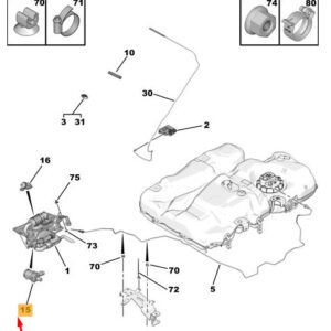 CITRO�N JUMPY MK3 Heater Coolant Pump 1687852480 ORIGINAL