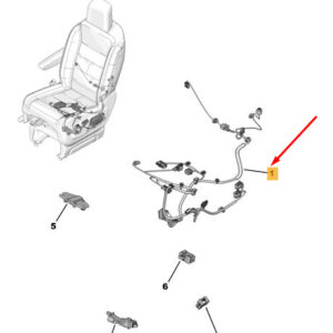 CITRO�N JUMPY MK3 Front Right Seat Harness LHD 1684952280 ORIGINAL