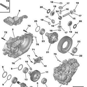 CITRO�N JUMPY MK3 Speed Reducer Shaft Pinion 9839382180 ORIGINAL