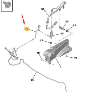 CITRO�N JUMPY MK3 Headlight Washer Pipe 9809914280 ORIGINAL
