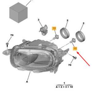 CITRO�N C3 MK3 SX Headlight Lamp 1617924380 ORIGINAL